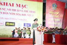 Khai mạc Hội thao quân sự, võ thuật và thể thao Công an nhân dân năm 2026