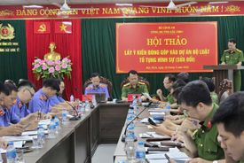 Công an tỉnh Bắc Ninh tổ chức Hội thảo lấy ý kiến đóng góp vào dự thảo Bộ luật Tố tụng hình sự (sửa đổi)
