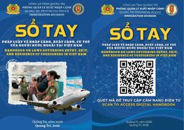 Quảng Trị: Ra mắt “Sổ tay pháp luật về nhập cảnh, xuất cảnh, cư trú của người nước ngoài tại Việt Nam”