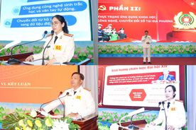 Báo cáo viên, Tuyên truyền viên Công an Cà Mau thi đua đưa Nghị quyết của Đảng vào thực tiễn cuộc sống