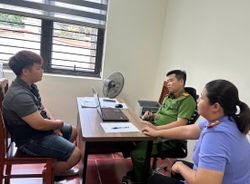 Xử lý tài xế ô tô tông xe vào Tổ Cảnh sát giao thông ở Thanh Hóa
