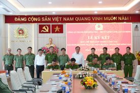 Ký kết Quy chế phối hợp bảo đảm an ninh trật tự