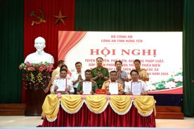 Công an Hưng Yên tăng cường tuyên truyền, phổ biến, giáo dục pháp luật, phòng ngừa thanh thiếu niên vi phạm pháp luật