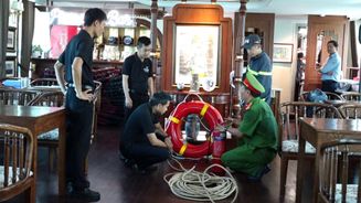 Khánh Hoà: Tăng cường kiểm tra an toàn phòng cháy, chữa cháy tàu, thuyền du lịch