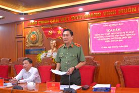 Công an tỉnh Cà Mau tổ chức tọa đàm góp ý các dự án luật, nghị quyết do Bộ Công an chủ trì soạn thảo