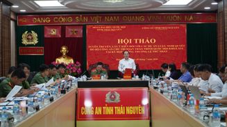 Thái Nguyên: Hội thảo lấy ý kiến góp ý các dự án luật, nghị quyết do Bộ Công an chủ trì soạn thảo