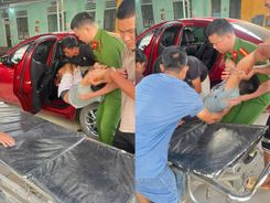 Tuyên Quang: Cán bộ Công an xã kịp thời đưa người bị tai nạn giao thông đi cấp cứu