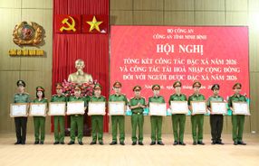 Công an Ninh Bình tổng kết công tác đặc xá và công tác tái hòa nhập cộng đồng năm 2026