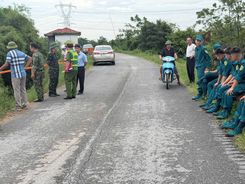 Hà Nội: Công an xã Đa Phúc chủ động bám địa bàn, bảo đảm an ninh, trật tự ứng phó bão số 4