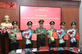 Công bố Quyết định tuyển chọn công dân vào giảng dạy tại Trường Văn hóa Công an nhân dân I