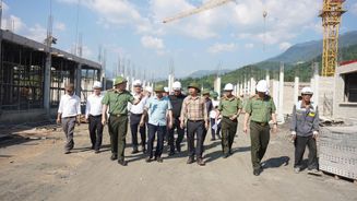 Công an Điện Biên chủ động, quyết liệt trong triển khai các dự án trường học.
