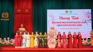 Phụ nữ Công an Cao Bằng: Vững bước trên mọi mặt công tác, tô thắm hình ảnh người chiến sĩ Công an nhân dân bản lĩnh, nhân văn, vì Nhân dân phục vụ