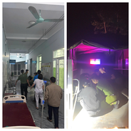 Công an xã Yên Thổ, tỉnh Cao Bằng kịp thời đưa người dân bị tai biến đi cấp cứu trong đêm