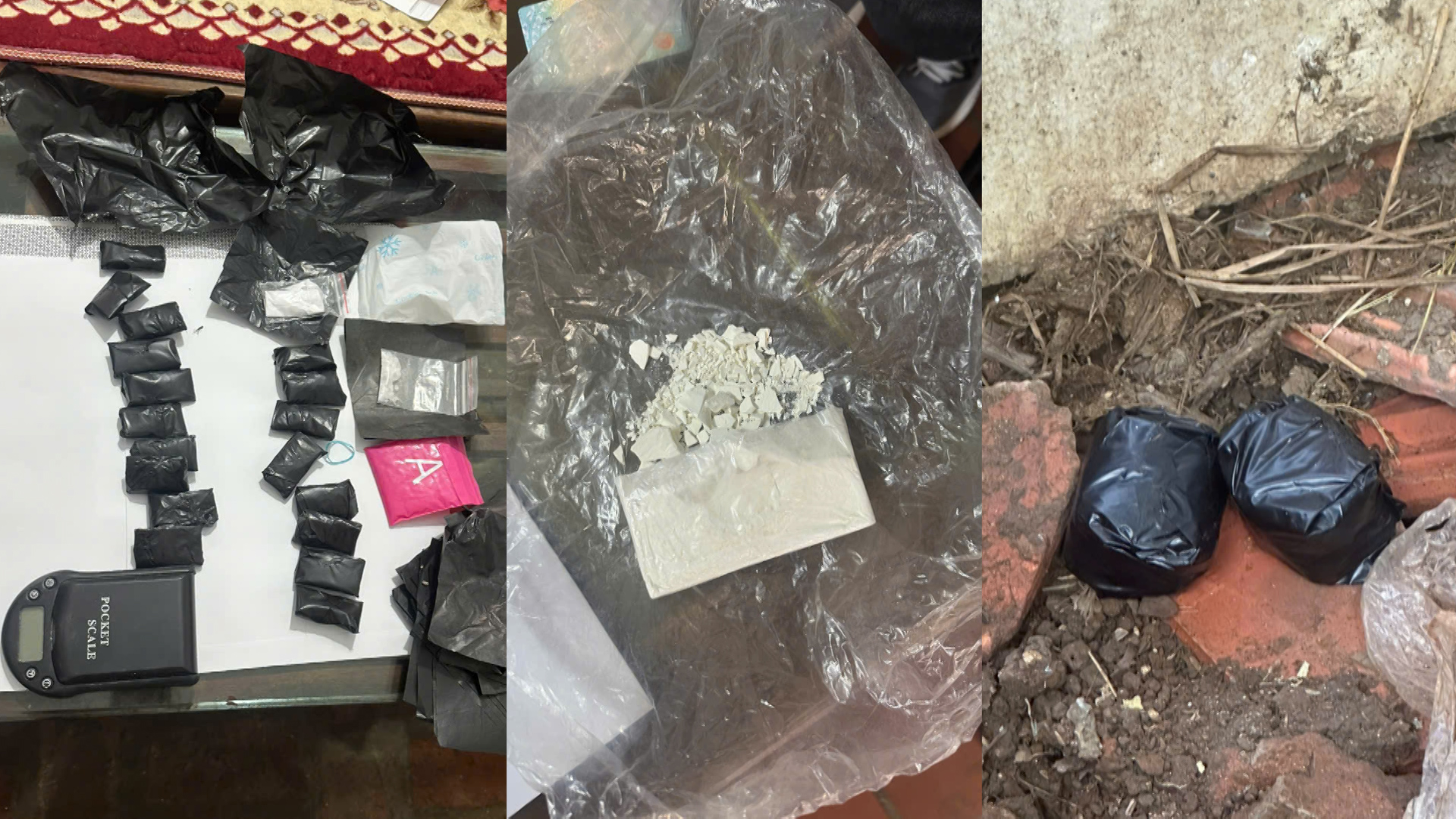 Ảnh 4. Một số tang vật thu giữ của các đối tượng trong chuyên án.jpg