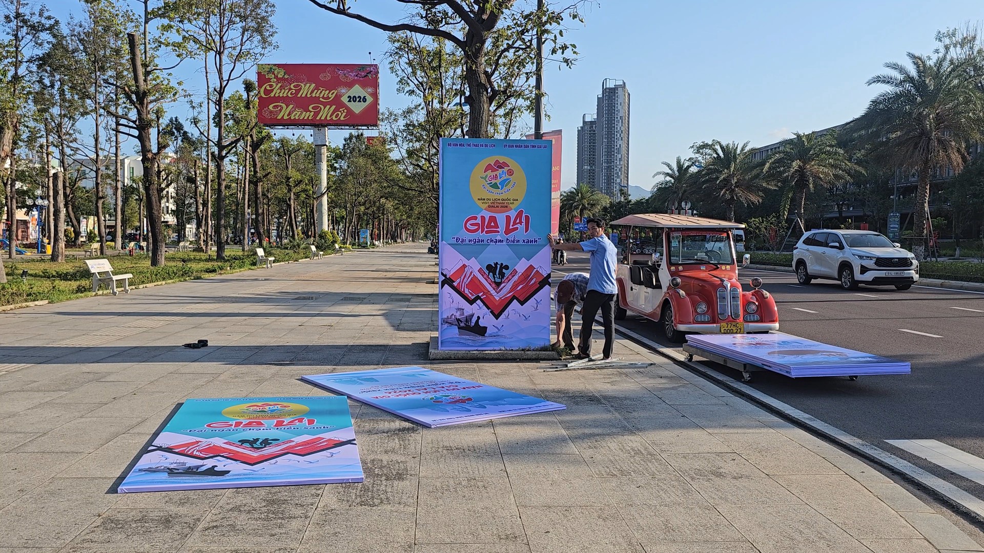 Phường Quy Nhơn đang khẩn trương trang hoàng chào đón Năm du lịch quốc gia 2026.jpg