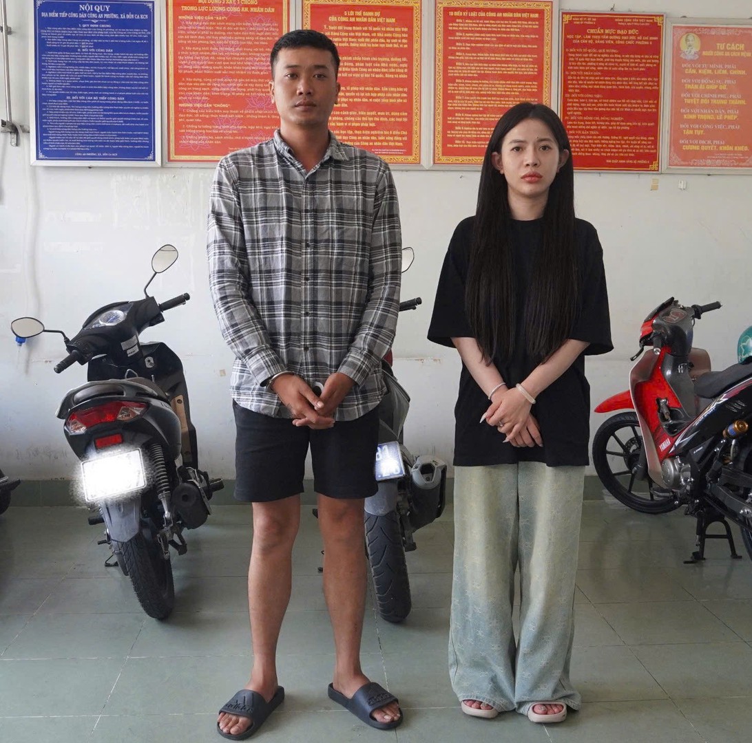 02 đối tượng bị tạm giữ hình sự. Ảnh Duy Phương.jpg