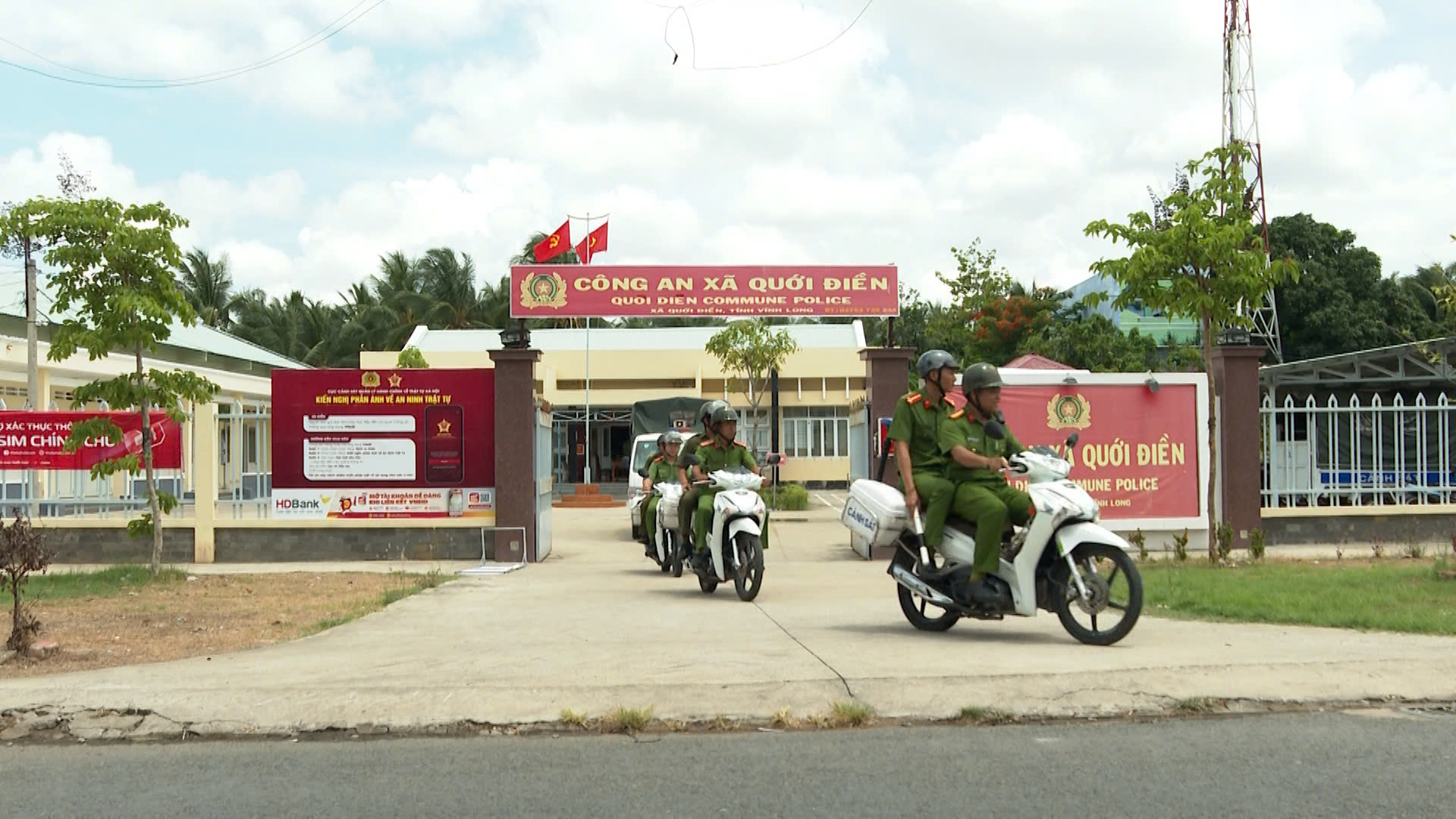 Công an xã Quới Điền bảo đảm an ninh trật tự địa phương.jpg