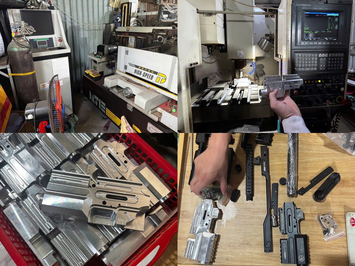 Máy phay CNC và thành phần thân súng.jpg