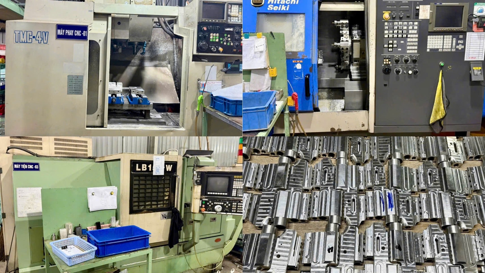 Máy móc hiện đại và tang vật ở xưởng cơ khí của đối tượng Võ Thành Tài.jpg