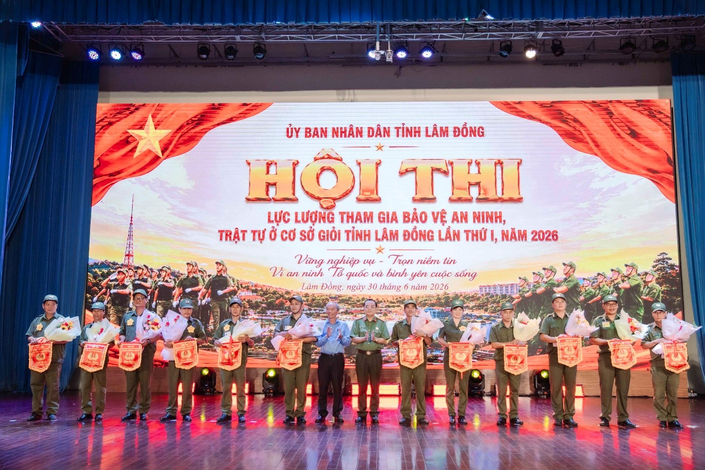 Dấu ấn Hội thi Lực lượng tham gia bảo vệ ANTT ở cơ sở giỏi tỉnh Lâm Đồng năm 2026.jpg