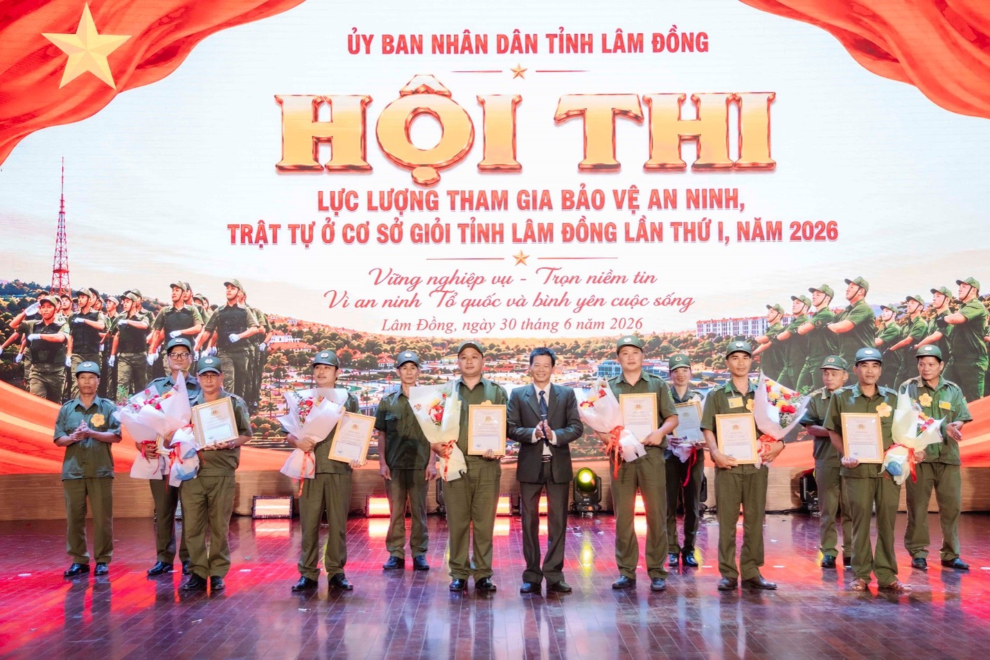 Dấu ấn Hội thi Lực lượng tham gia bảo vệ ANTT ở cơ sở giỏi tỉnh Lâm Đồng năm 202612.jpg