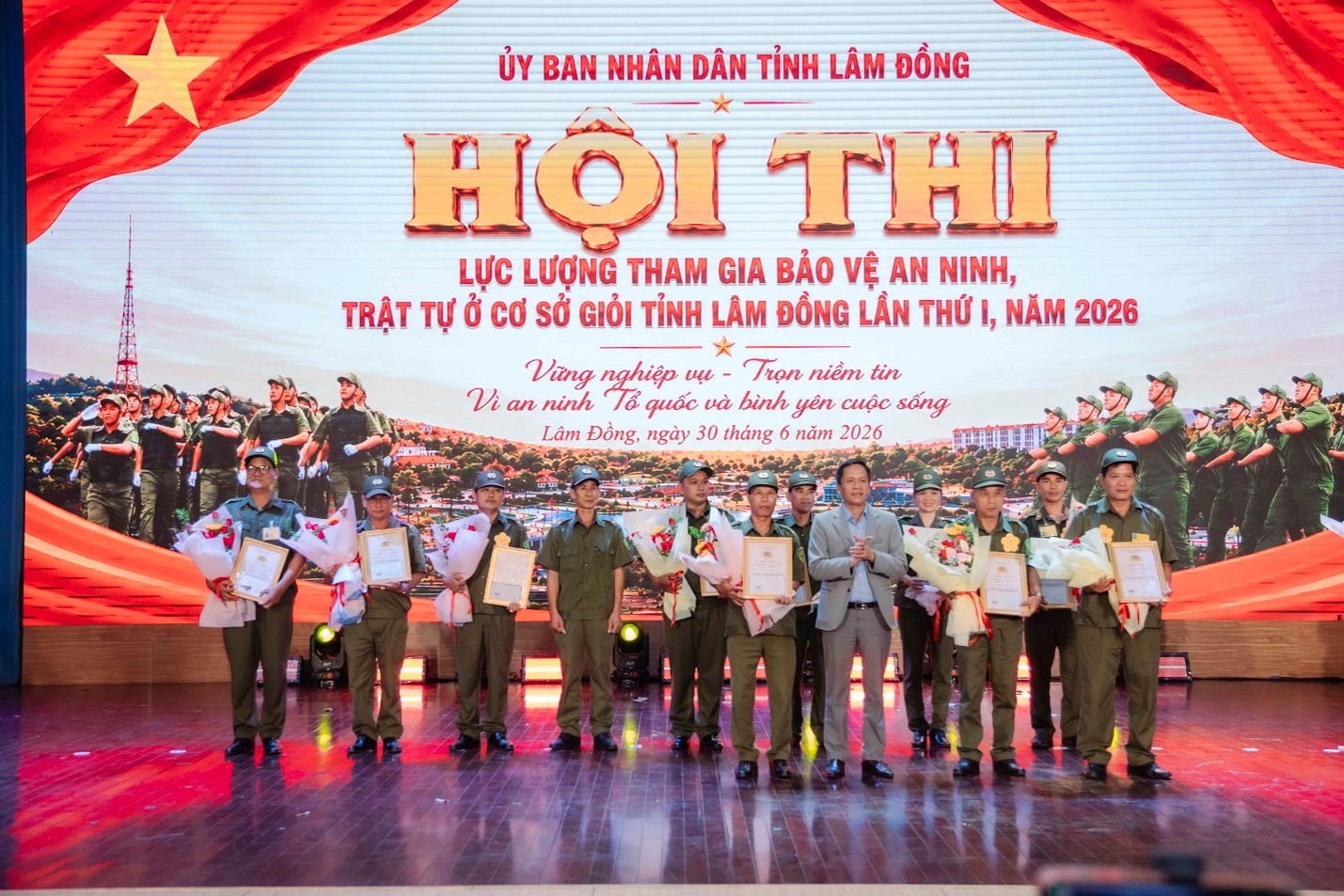 Dấu ấn Hội thi Lực lượng tham gia bảo vệ ANTT ở cơ sở giỏi tỉnh Lâm Đồng năm 202613.jpg