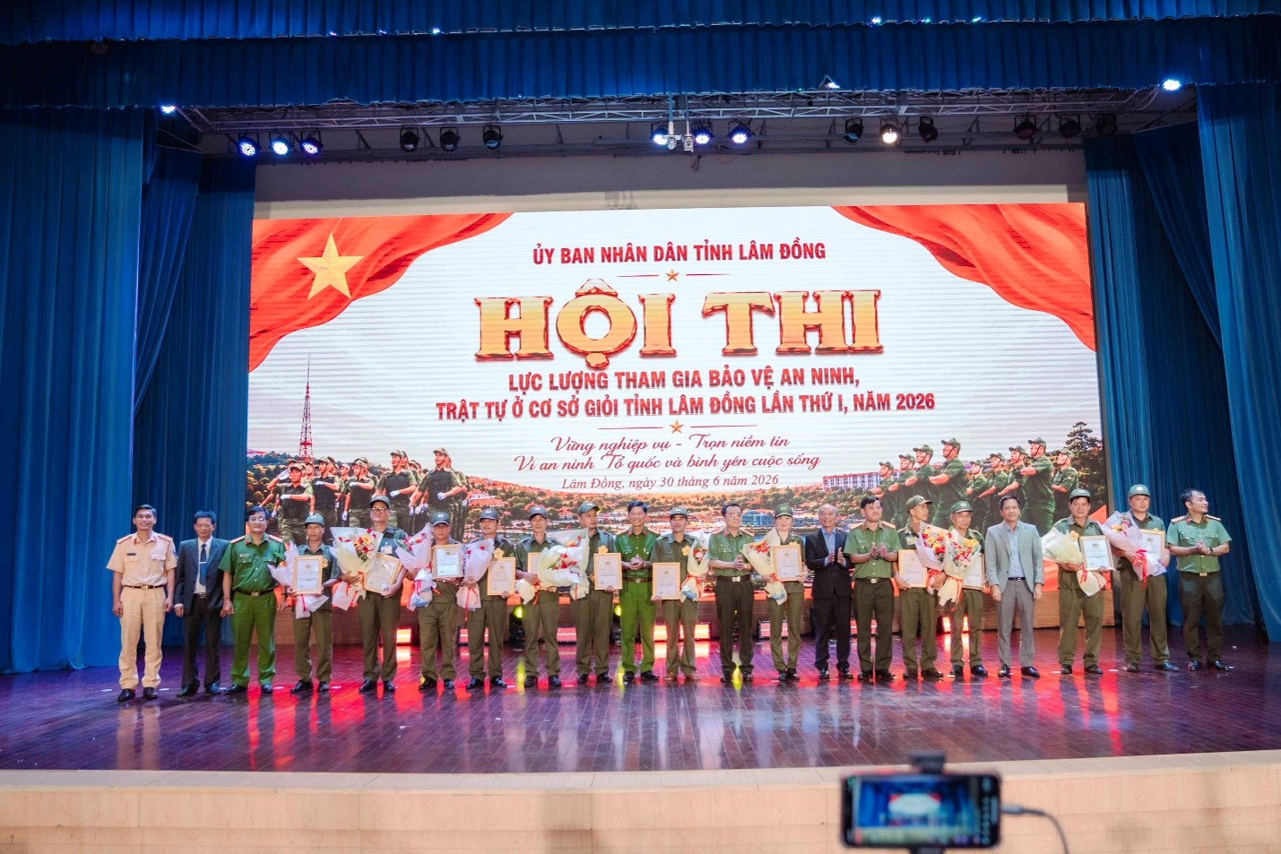 Dấu ấn Hội thi Lực lượng tham gia bảo vệ ANTT ở cơ sở giỏi tỉnh Lâm Đồng năm 202615.jpg