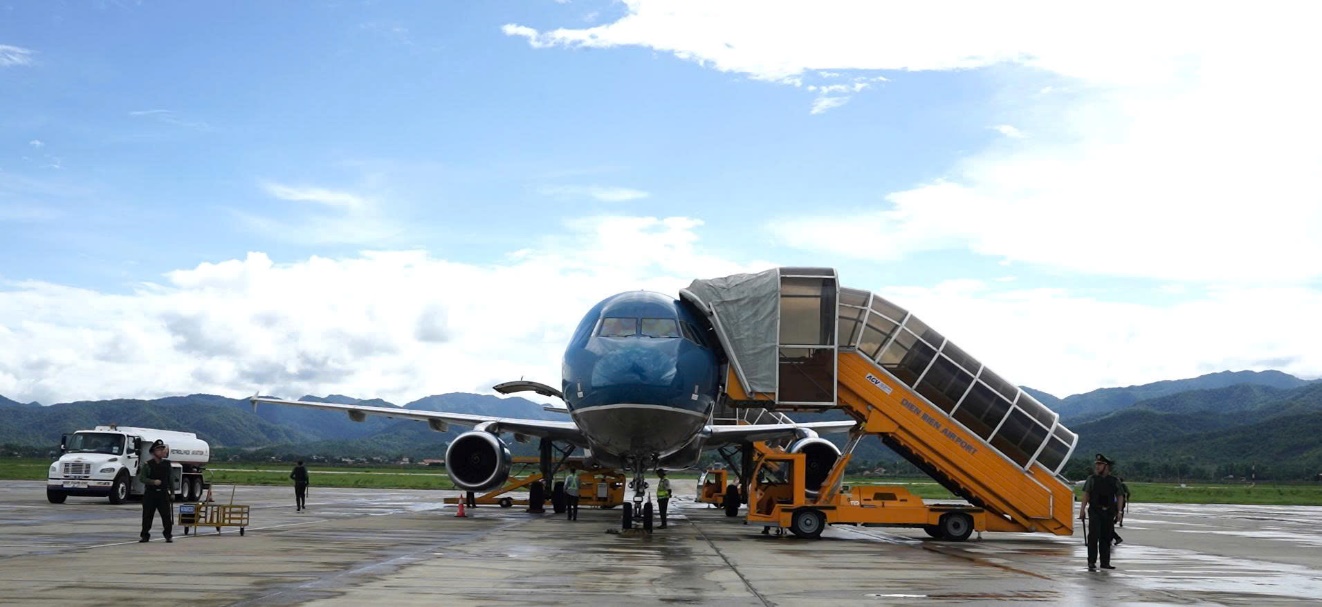 An ninh hàng không phòng Xuất nhập cảnh Công an tỉnh Điện Biên xử lý tình huống UAV xâm nhập cảng hàng không Điện Biên.jpg