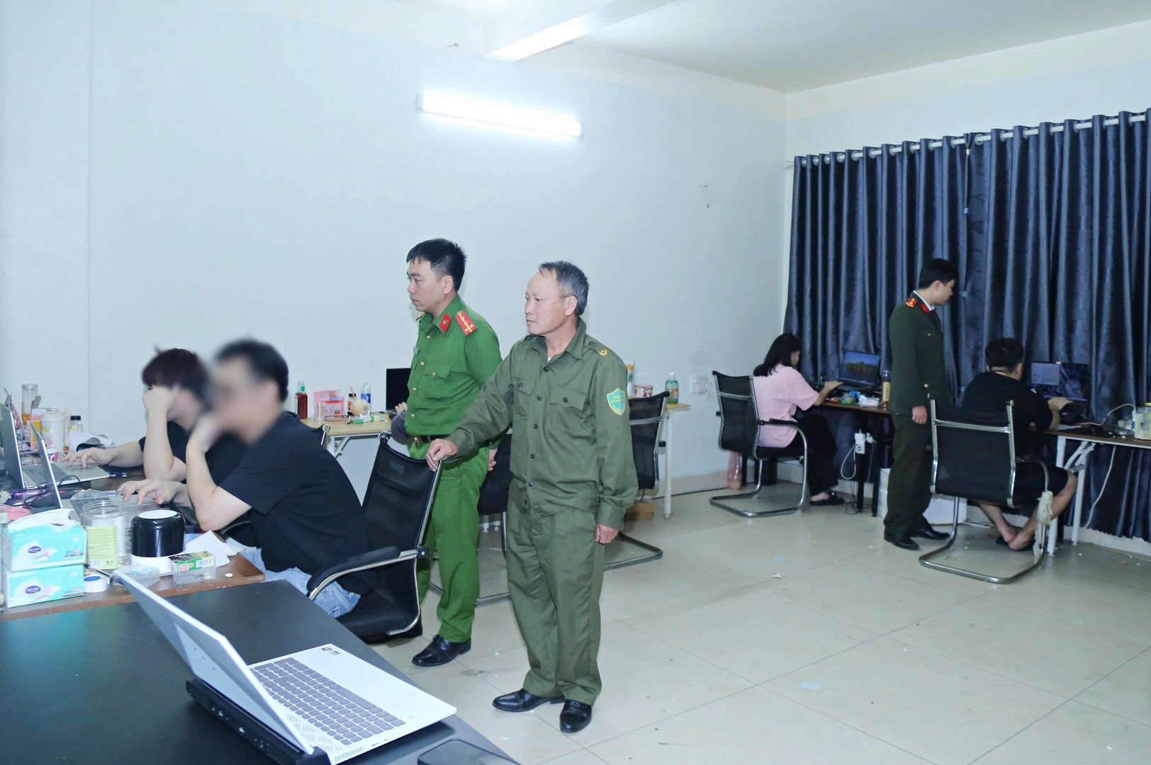 Nhóm đối tượng tại phường Hạp Lĩnh, tỉnh Bắc Ninh vi phạm pháp luật.jpg