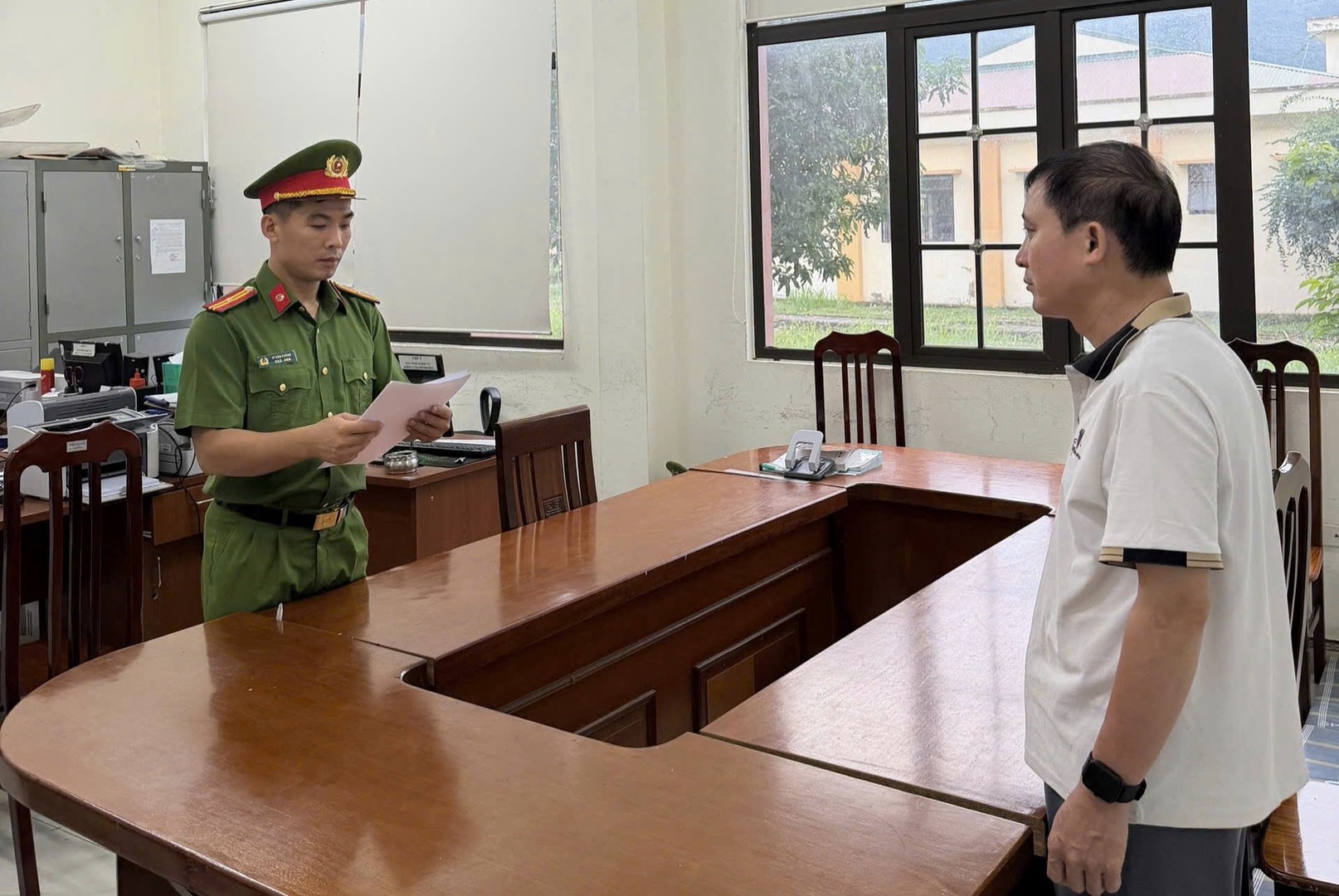 Cơ quan Cảnh sát điều tra công bố các Quyết định tố tụng đối với bị can Bùi Trọng Nghĩa.jpg