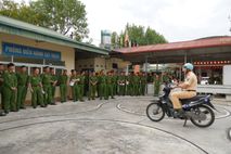 Công an Điện Biên tập huấn kỹ năng lái xe an toàn và làm sạch dữ liệu đăng ký phương tiện năm 2025