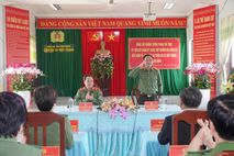 Thứ trưởng Phạm Thế Tùng thăm và làm việc tại Công an xã Hiệp Thạnh, tỉnh Lâm Đồng