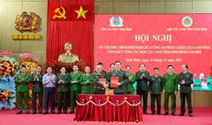 Ninh Bình: Công an tỉnh và Hội Cựu CAND tỉnh ký kết chương trình phối hợp