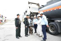 Cảnh sát cơ động Quảng Ngãi bảo vệ tuyệt đối an ninh, an toàn công trình trọng điểm an ninh quốc gia