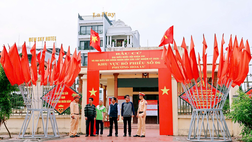 Lực lượng Cảnh sát giao thông Công an tỉnh Ninh Bình tăng cường thực hiện nhiệm vụ phục vụ cuộc bầu cử