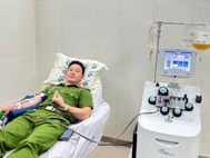 Quảng Ngãi: Trưởng Công an xã Cà Đam vượt hơn 35km hiến máu cứu bệnh nhi nguy kịch