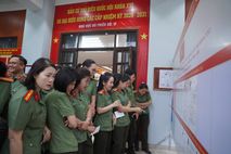 Điểm bầu cử Công an tỉnh Khánh Hòa tổ chức Lễ khai mạc và bầu cử Đại biểu Quốc hội khóa XVI, đại biểu HĐND các cấp nhiệm kỳ 2026 - 2031