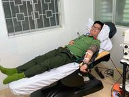 Thiếu tá Công an xã vượt hơn 70km hiến tiểu cầu cứu người trong tình trạng nguy kịch