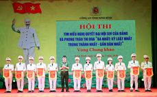 Công an Ninh Bình tổ chức vòng Chung khảo Hội thi tìm hiểu Nghị quyết Đại hội XIV của Đảng và phong trào thi đua “Ba Nhất”