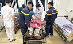 Bắc Ninh: Kịp thời cứu nạn nhân bị tai nạn giao thông trong đêm mưa lớn