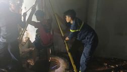 Cứu nạn thành công người phụ nữ rơi xuống giếng sâu