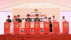 Khởi công xây dựng trụ sở làm việc Công an xã biên giới Ia Đal, tỉnh Quảng Ngãi