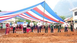 Lễ khởi công xây dựng điểm Trường Mầm non Cốc Pàng, tỉnh Cao Bằng