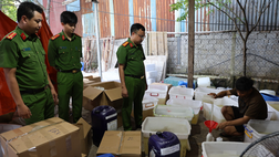 Ninh Bình: Triệt phá đường dây sản xuất, tiêu thụ sữa tắm giả, dầu gội giả có quy mô liên tỉnh