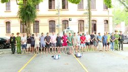 Công an tỉnh Lạng Sơn triệt xóa điểm cá cược đá gà quy mô lớn