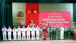 Công an Ninh Bình gặp mặt kỷ niệm 70 năm Ngày truyền thống lực lượng Cảnh sát kinh tế 