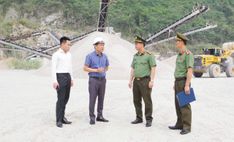 Công an Ninh Bình tăng cường phòng ngừa, đấu tranh với vi phạm pháp luật trong hoạt động khai thác, vận chuyển, tàng trữ, tiêu thụ khoáng sản 