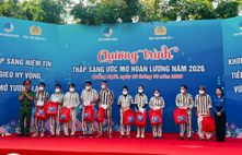 Công an tỉnh Quảng Ngãi tổ chức Chương trình “Thắp sáng ước mơ hoàn lương” năm 2026