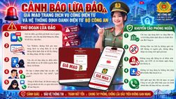 Cảnh báo giả mạo Hệ thống định danh điện tử Bộ Công an để lừa đảo