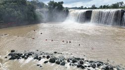 Thực tập phương án và cứu nạn, cứu hộ tại khu vực Thác Dray Nur